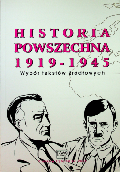 Historia powszechna 1919 - 1945