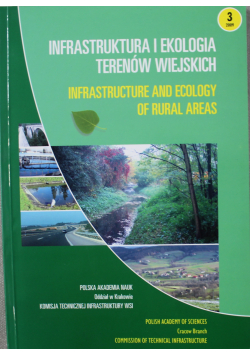 Infrastruktura i ekologia terenów wiejskich nr 3
