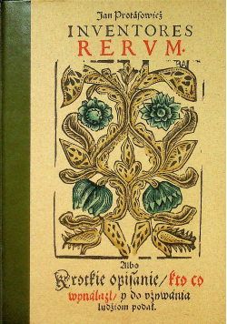Inventores Rerum reprint 1608 r