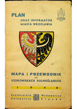 Plan oraz informator miasta Wrocławia 1948 r.