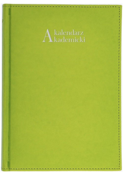 Kalendarz akademicki 2021/2022 A5T Vivella seledyn