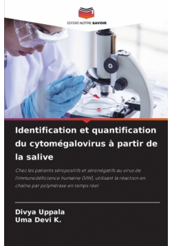 Identification et quantification du cytomégalovirus à partir de la salive