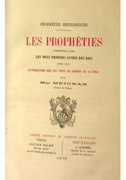 Les Propheties 1878 r