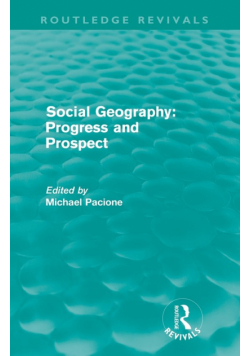 Social Geography (Routledge Revivals)