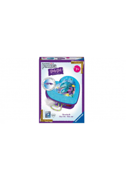 Puzzle 3D Delfiny 54 serce szkatułka