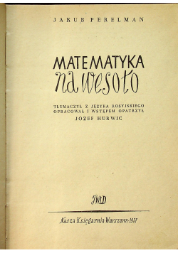 Matematyka na wesoło