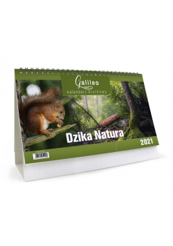 Kalendarz 2021 Biurkowy Galileo Dzika Natura CRUX
