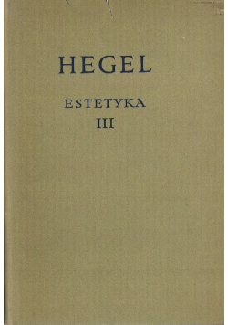 Estetyka Tom III