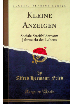 Kleine Anzeigen reprint