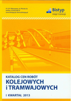 Katalog cen robót kolejowych i tramwajowych
