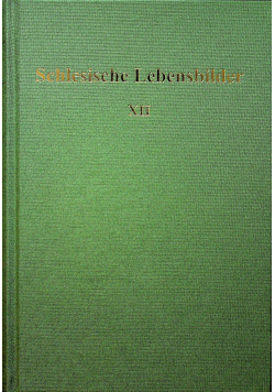 Schlesische Lebensbilder Band XII