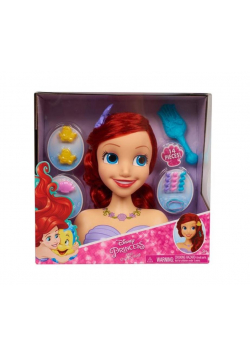 Disney Princess głowa do stylizacji Ariel