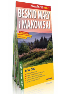 Beskid Mały i Makowski Laminowana mapa turystyczna 1:50 000