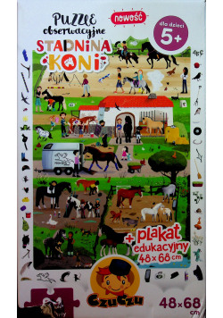 Puzzle obserwacyjne Stadnina koni