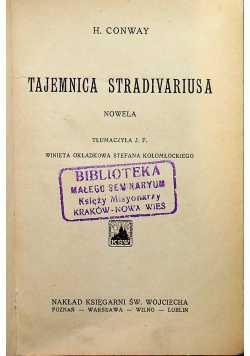 Tajemnica stradivariusa/Trzewiczek i wiele innych ok 1926 r