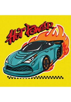 Malowanie po numerach - Wyścigi motorowe Kids