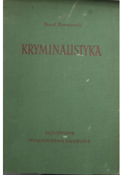Kryminalistyka