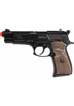 Pistolet policyjny metalowy 8 naboi