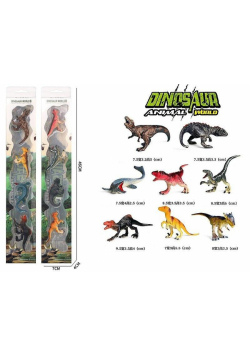 Dinozaury 4szt MIX