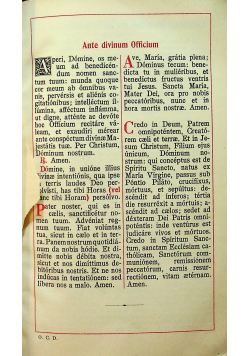 Breviarium Romanum Pars Hiemalis 1931 r
