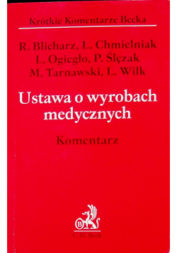Ustawa o wyrobach medycznych Komentarz