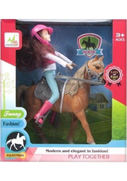 Konik z lalką