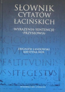 Słownik cytatów łacińskich