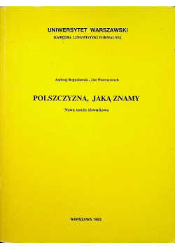 Polszczyzna jaką znamy