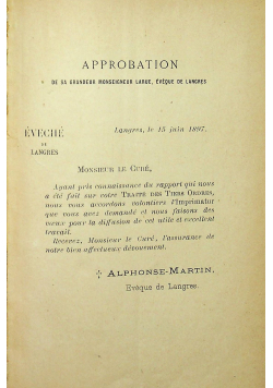 Les Tiers Orders 1897 r