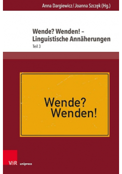Wende? Wenden! ? Linguistische Annäherungen: Teil 3 (Fields of Linguistics ?