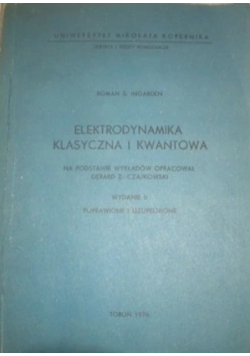 Elektrodynamika klasyczna i kwantowa