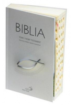 Biblia z rybką (szara z paginatorami) BR