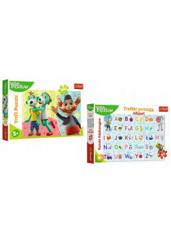 Trefliki Alfabet + puzzle 100 el